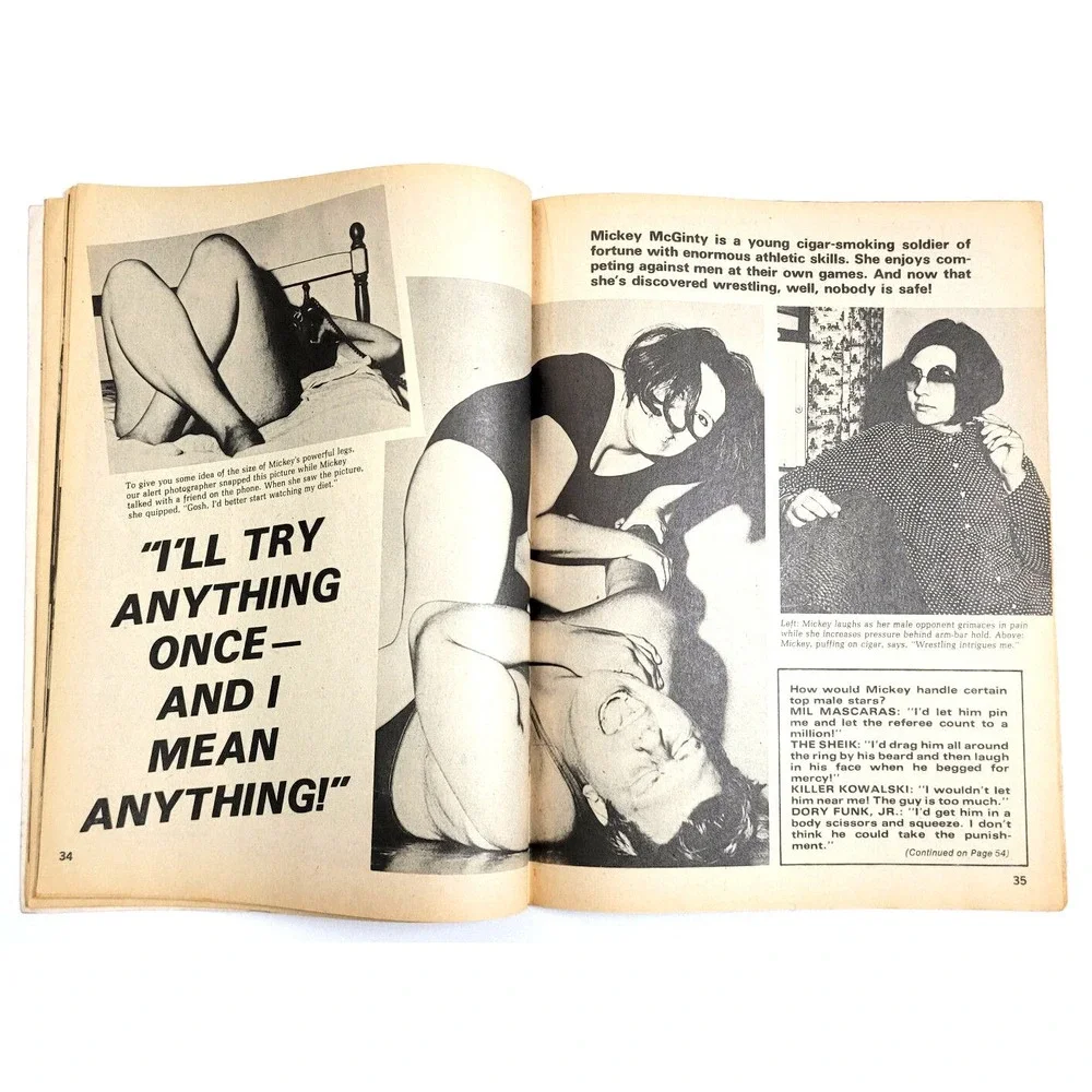 THE WRESTLER MAGAZINE - OCT 1971 / THE DESTROYER / MORALES / JIMMY‎ VALIANT